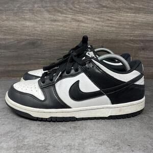 Nike Dunk Low Panda Kids Size 7Y GS Shoes Black White Sneakers